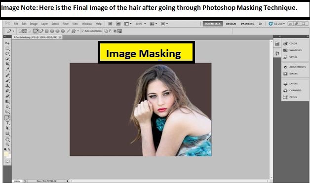 How to mask hair in Photoshop cs5 