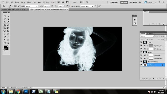 How to Make Xray photo in photoshop (2)
