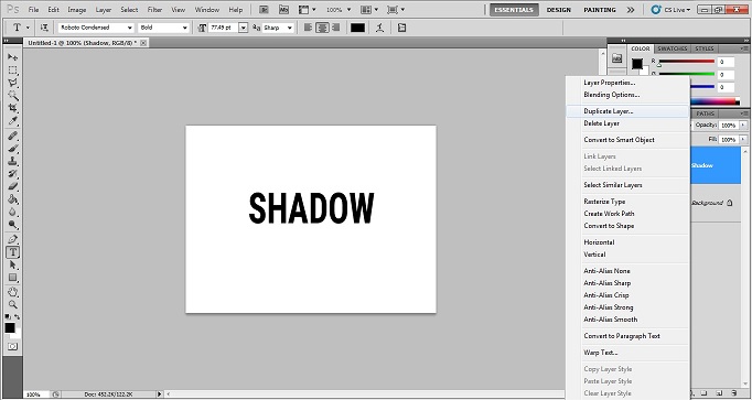 Copy layer Photoshop