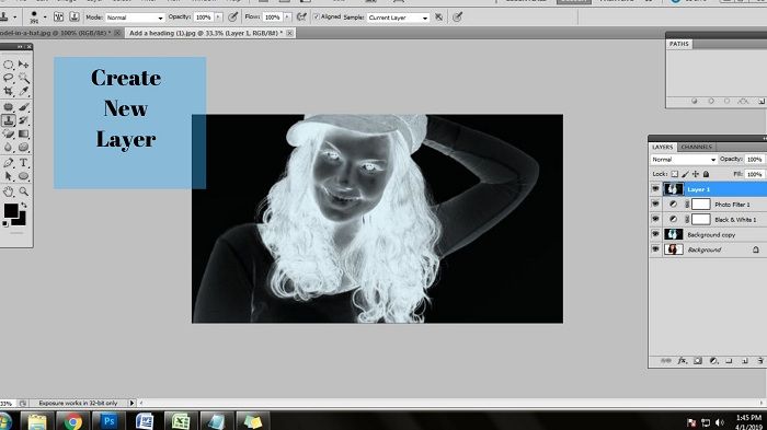 How to make X-ray photo in Photoshop CS5 | Photoshop Xray Photo Make