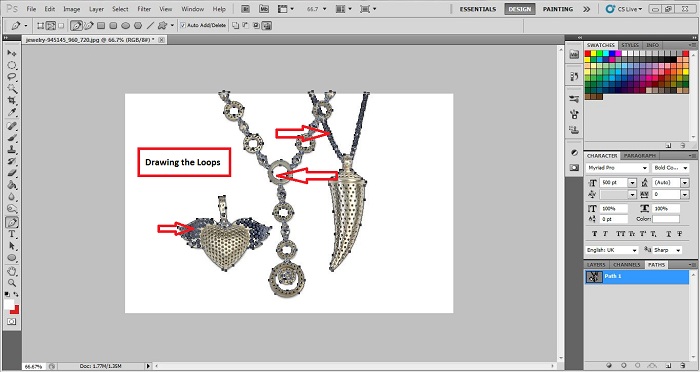 How to Edit Jewelry Photo in Photoshop
