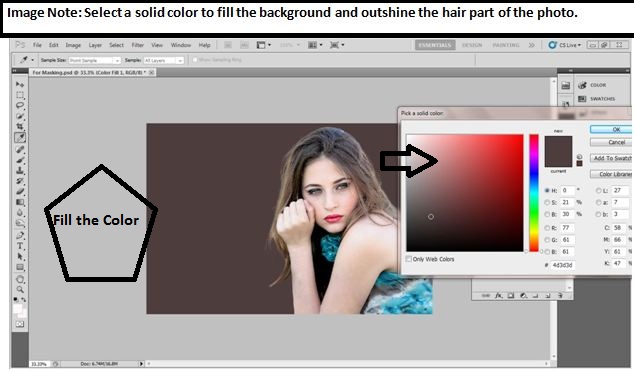How to do hair Masking in Photoshop CS5