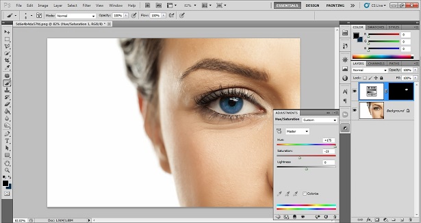 Photoshop Eye Color Changing Tutorial