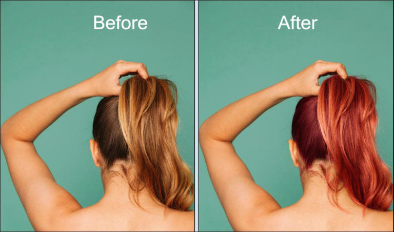 How to change hair color in Photoshop