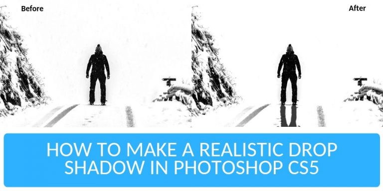 How to make a realistic drop shadow in Photoshop CS5