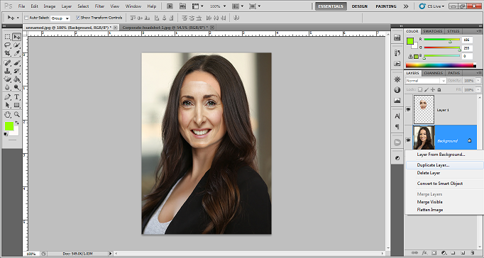 Easy Steps of Swapping Face in Photoshop