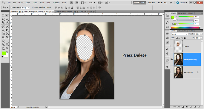 How to do Face Swap in Photoshop CS5