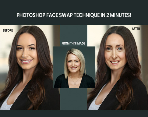 How to swap face in Photoshop