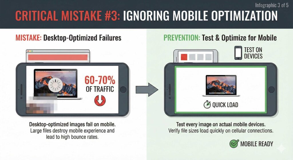 Ignoring Mobile Optimization for ecommore product images