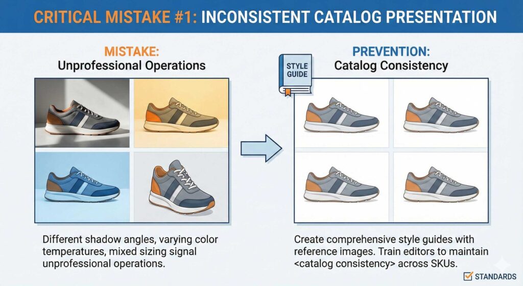 Inconsistent Catalog Presentation of ecommerce products