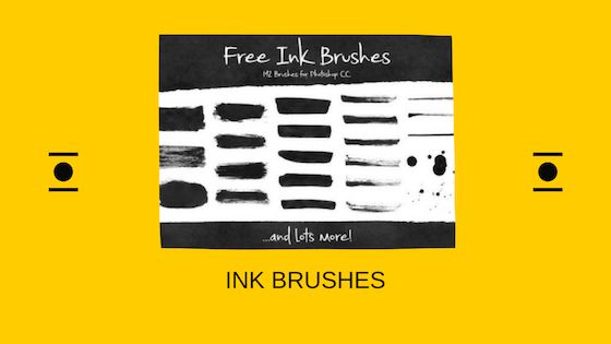 Ink brushes Photoshop