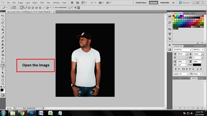 Change the dress color in Photoshop