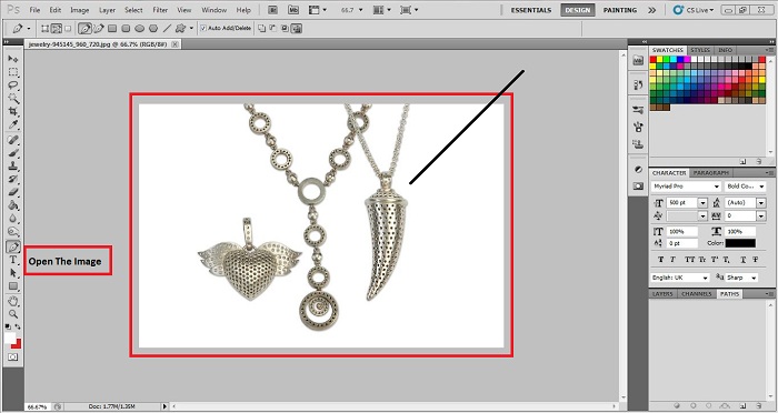 How to Edit Jewelry Background using Photoshop
