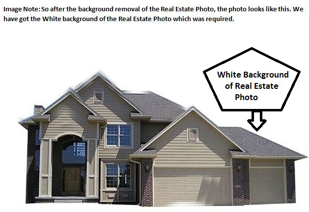 Real estate image color change after