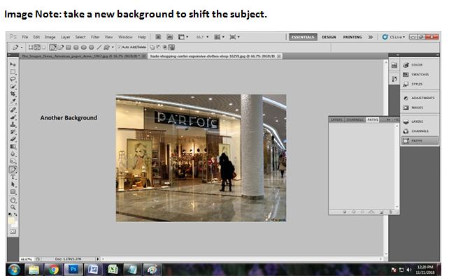 How to replace photo background in Photoshop CS5
