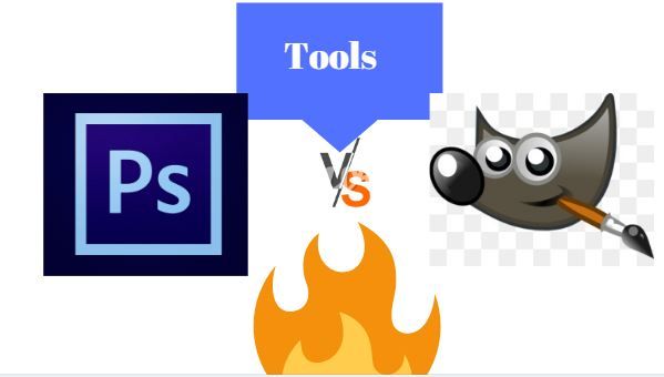 Tools of Photoshop and GIMP