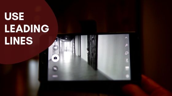 Leading lines for mobile photography