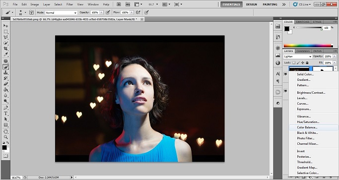 bokeh overlay photoshop