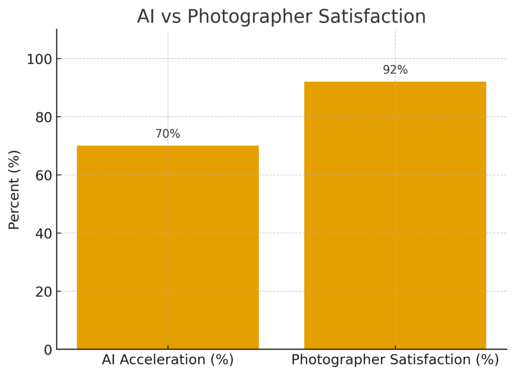 ai vs photographer satisfaction bar
