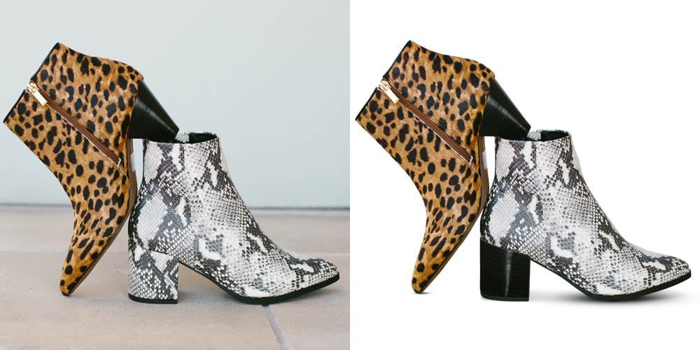 drop shadow creation for ecommerce product photo