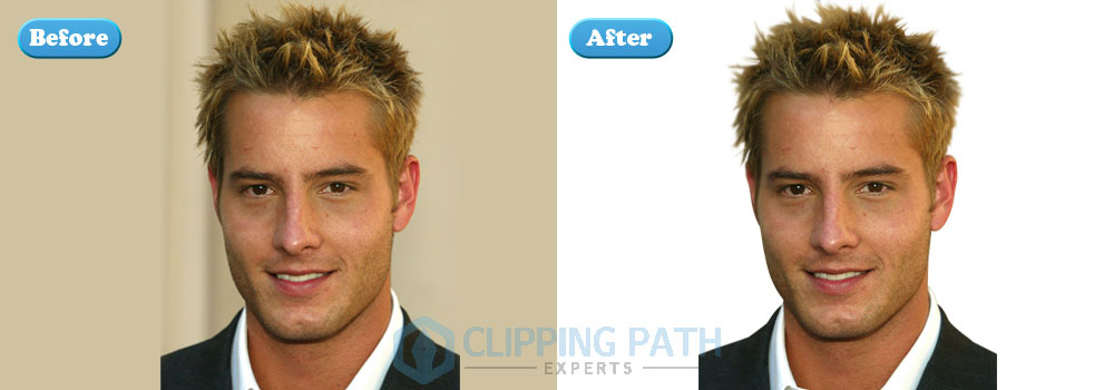 human clipping path with flatness service