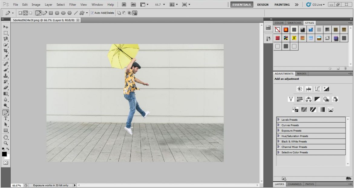 rain effect photo