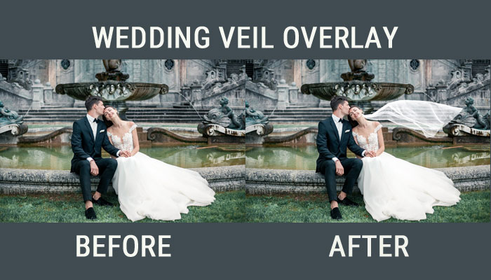 Wedding veil overlay photoshop