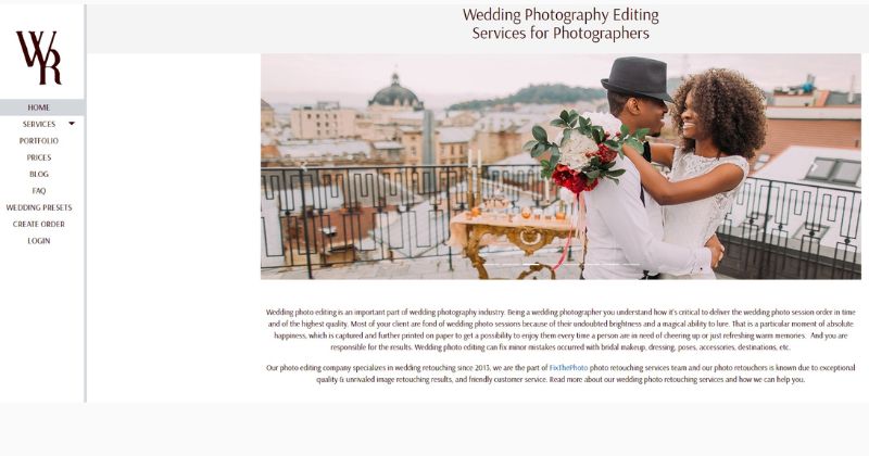 wedding retouching company
